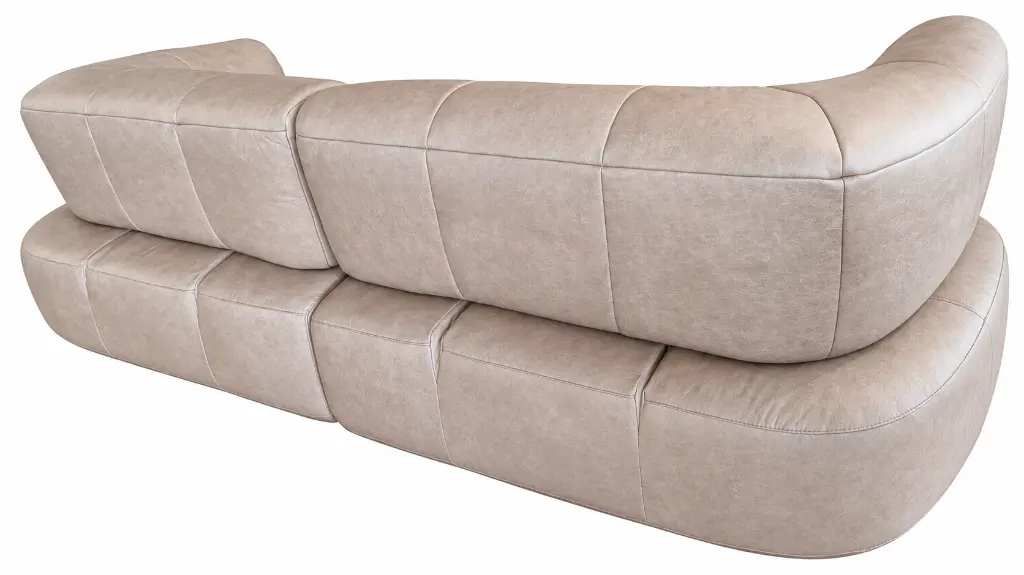Modern Taupe Sofa Back View.webp