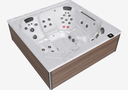 SPA JACLXL CON TAPA CABINET MODERN HARDWOOD SHELL PLATINUM