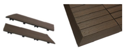 MOLDURA WALNUT OUTWARD CORNER FASCIA QUICK DECK