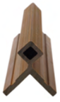 MOLDURA UH51 IPE ACABADO ESQUINERA EXTERNA FACHADA UH61 366 CM