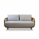SOFA DOBLE VENTO TELA GRIS CLARO A740 NZF