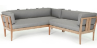 SOFA EN L PAMPERO TELA COLOR CEMENT/GRIS TUB134804-730-109