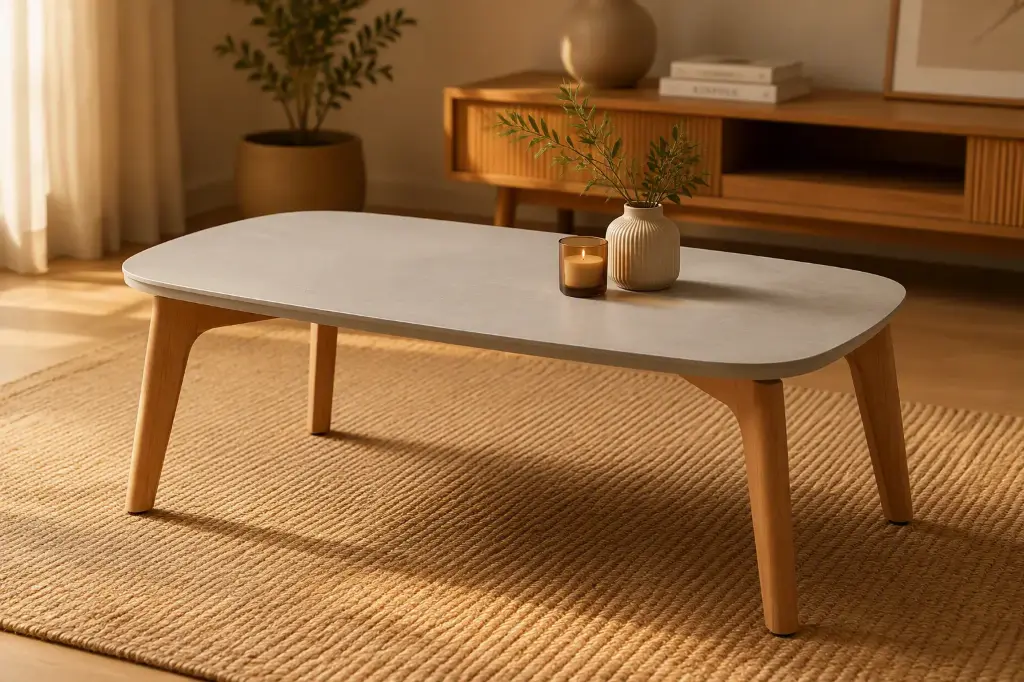MESA CENTRO BAGEL GRIS 120X65X33.5CM J5AKT8605B63CER