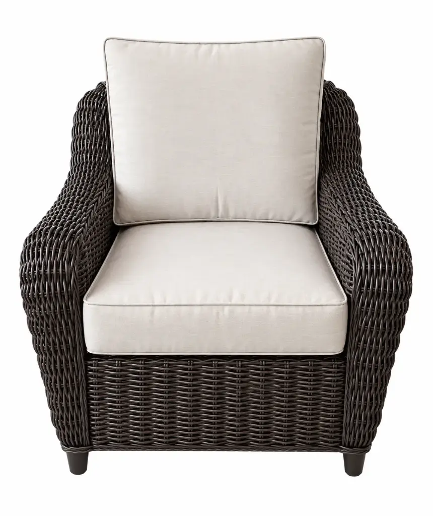 SOFA INDIVIDUAL SEAPORT FIBRA CAFÉ COJIN BEIGE