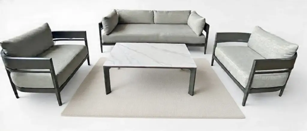 SET SOFA DOBLE PROVENCE 2 SOFAS INDIVIDUALES MESA DE CENTRO HAI19C186A-3D