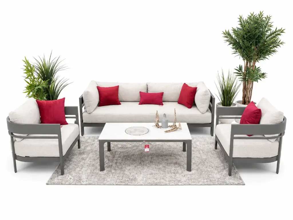 SET SOFA DOBLE PROVENCE 2 SOFAS INDIVIDUALES MESA DE CENTRO HAI19C186A-3D