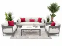 SET SOFA DOBLE PROVENCE 2 SOFAS INDIVIDUALES MESA DE CENTRO HAI19C186A-3D