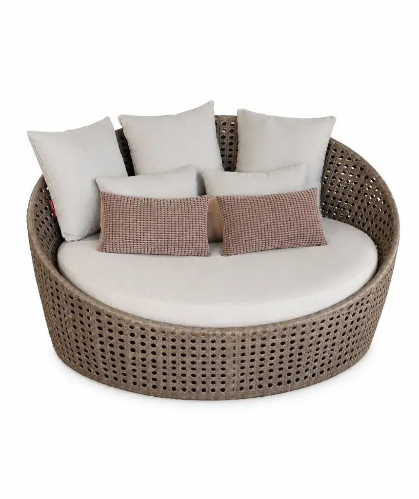 DAYBED KINGSTON CAFÉ MIXTO COJIN BEIGE HAIGB008A-W
