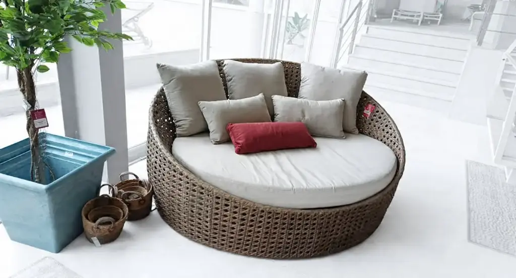 DAYBED KINGSTON CAFÉ MIXTO COJIN BEIGE