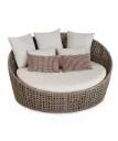 DAYBED KINGSTON CAFÉ MIXTO COJIN BEIGE HAIGB008A-W