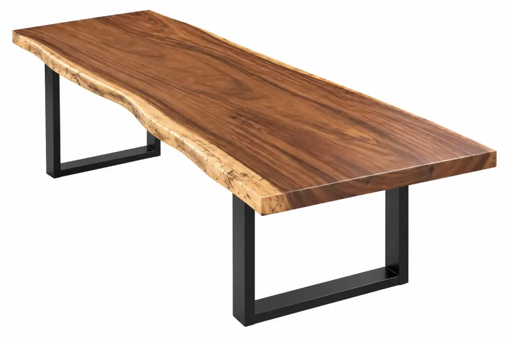 MESA COMEDOR RECTANGULAR MADERA RUSTICA 220 CM EUR2862326-220-M