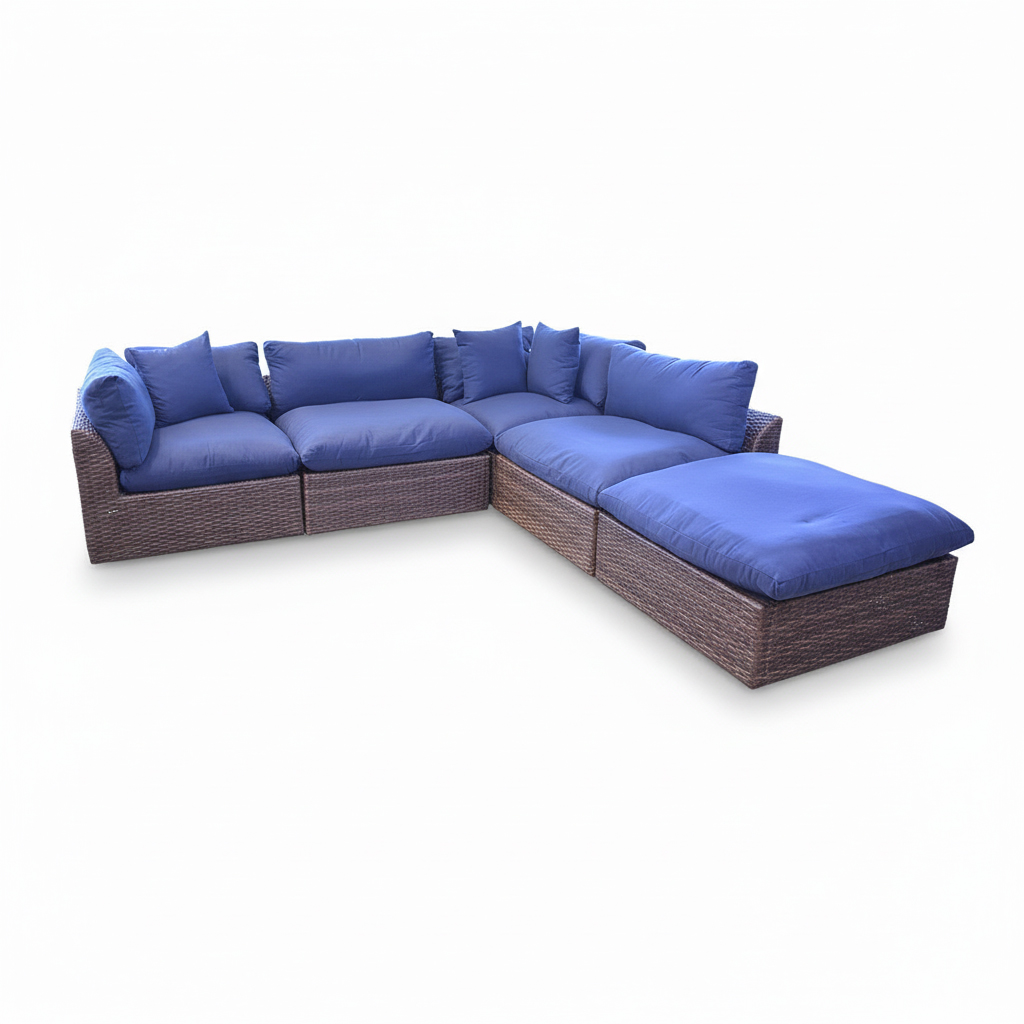 SOFA EN L CON OTTO NAVY HAI18C108A-W-S-1