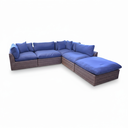 SOFA EN L CON OTTO NAVY HAI18C108A-W-S-1