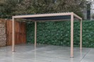 GAZEBO CAFE CLARO 300X400 CM HAIGB124-300400A-CAFE CLARO