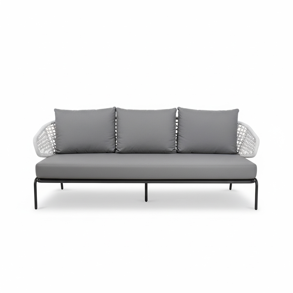 SOFA 3 PUESTOS PACIFIC GRIS J5AAC5366N12ROP