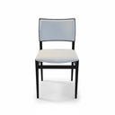 SILLA ZÉLIA COLOR NEGRO TELA H54 SULCAD360