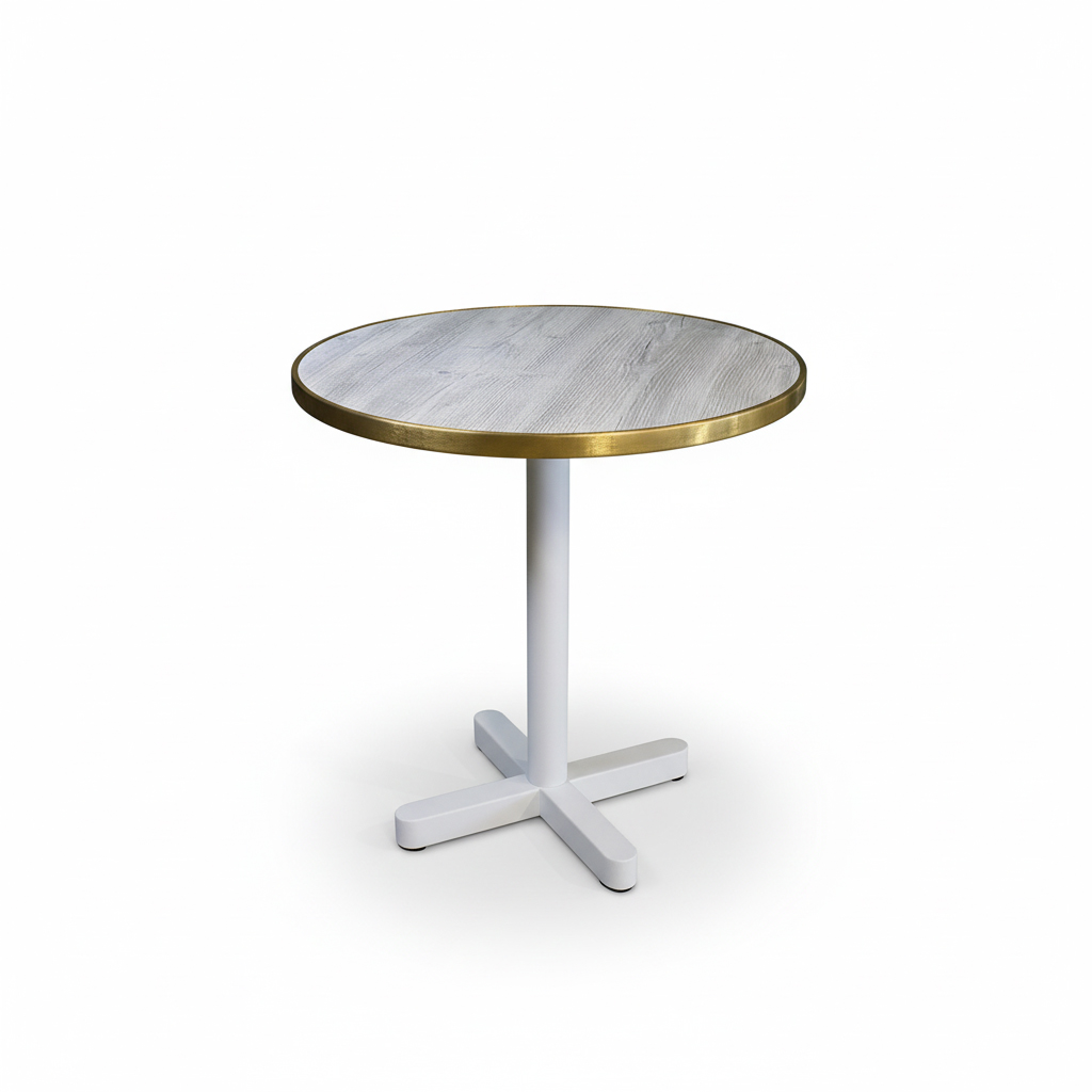 SOBRE MESA PONDEROSA WEISS 178 Ø70 CM