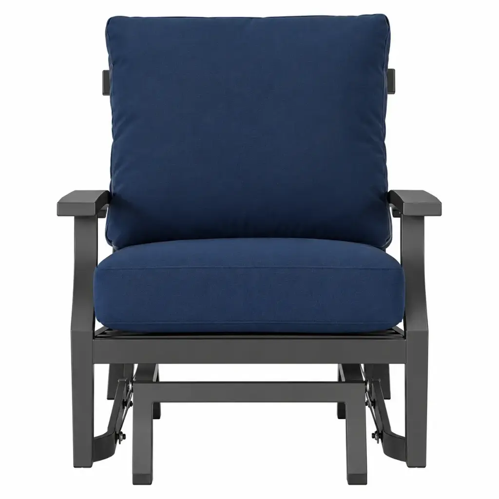SOFA INDIVIDUAL MARTINIQUE GRIS COJIN AZUL HAI16C067A-G