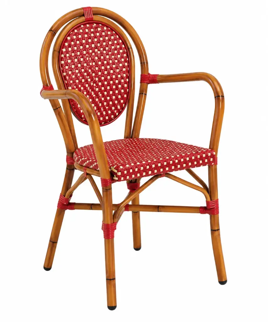 SILLA PARIS 8 IVORY CON BRAZOS BROWN RATTAN J5AC3508N04RAT