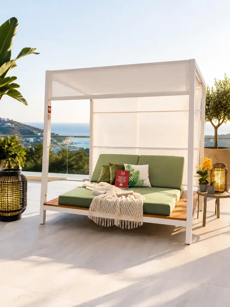 DAYBED KUTA PAVILION 205X210X250 CM J5AP6110N43ALU