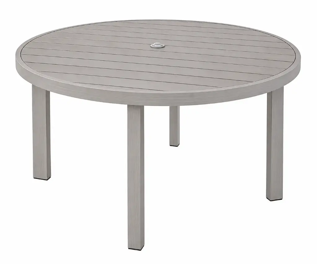 MESA COMEDOR REDONDA GRIS HAI23C176