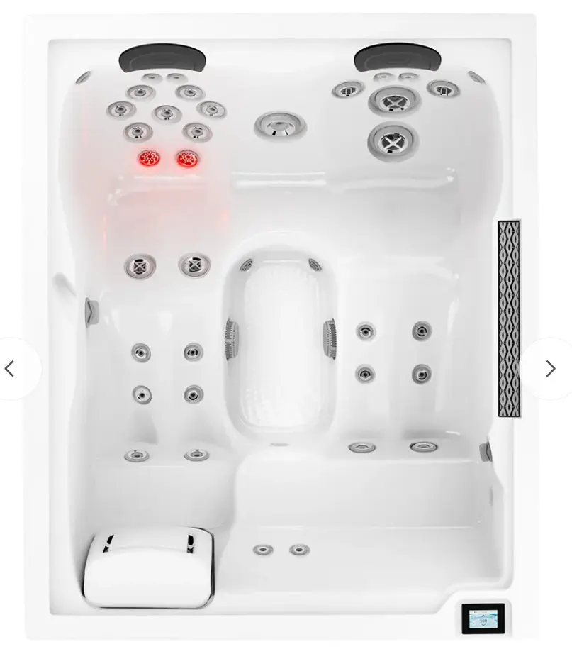 SPA JAC404L CON TAPA Y SMART TUB CABINET SMOKED EBONY SHELL PORCELAIN 2026