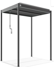 GAZEBO GRIS OSCURO 300X400 CM HAIGB124-300400A-G