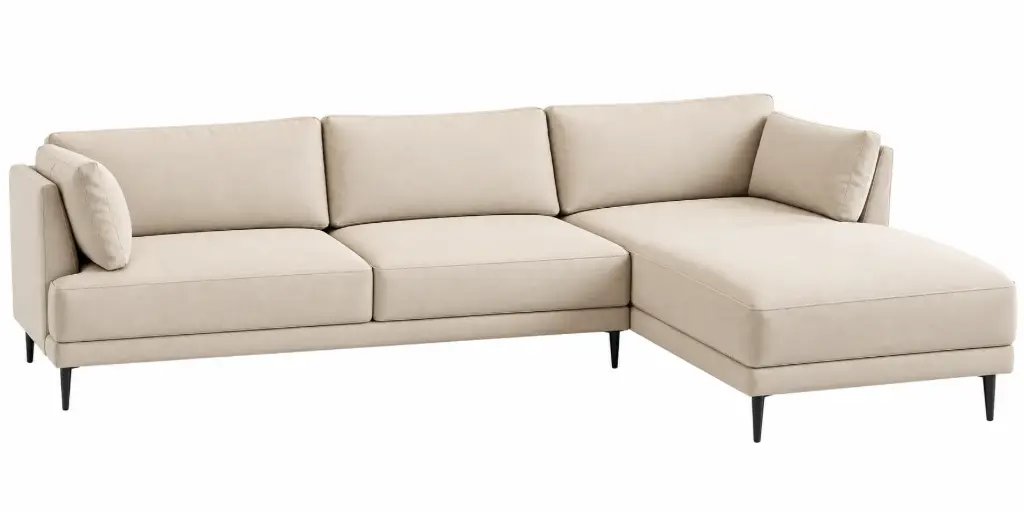 SOFÁ EN L VENTURI C2 ESSENCE GREY TAUPE COU50581