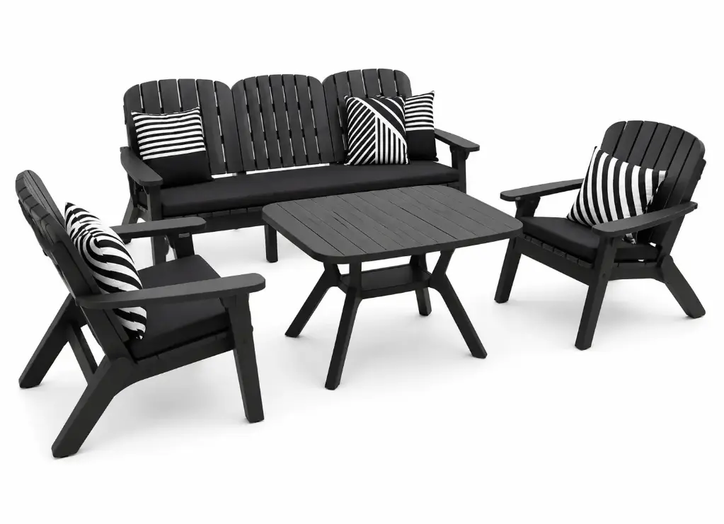 SET SOFA TRIPLE SILVA 2 INDIVIDUALES MESA CENTRO ANTHRACITE TILM-SSSLV007ANTCHSANT