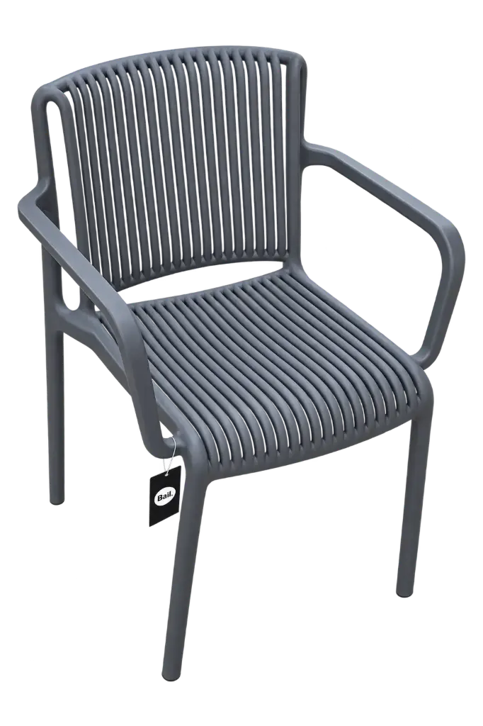 SILLA CON BRAZOS NES ANTHRACITE TILM-AC-NES-ANT