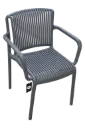 SILLA CON BRAZOS NES ANTHRACITE TILM-AC-NES-ANT
