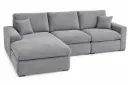 SOFA SECCIONAL TRIPLE CON OTOMANO GRIS DH EUR14716VECO2021