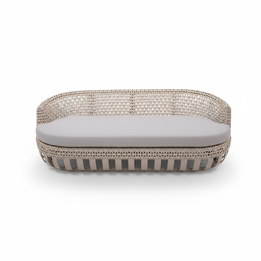 SOFA TRIPLE VASE BEIGE COJIN GRIS J5AC5363N12RAT