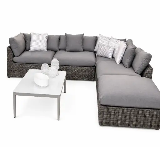 SOFA EN L CON OTTO GRIS HAI18C108A-W-S-1