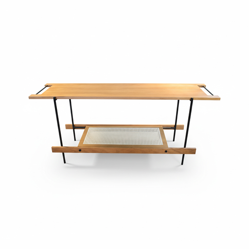MESA CONSOLA EVEN COLOR ALMENDRA 180X53X76 SULAPD0051